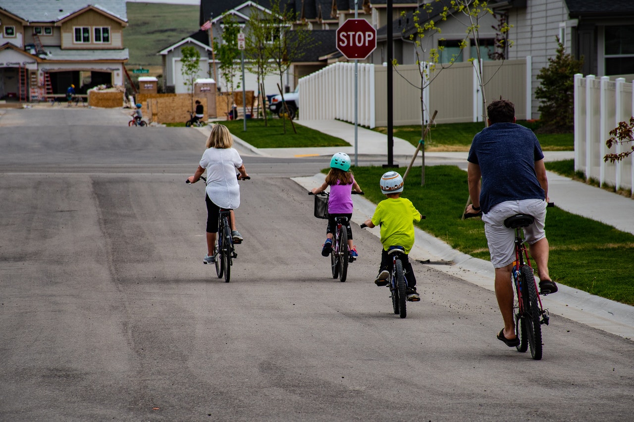 Cykel med dine børn i skole eller børnehave