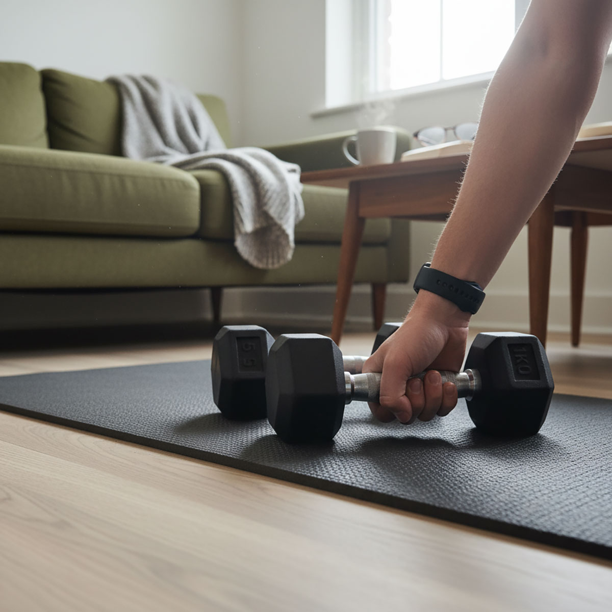 Håndvægte i hjemmet: Sådan gør du styrketræning til en fast del af hverdagen